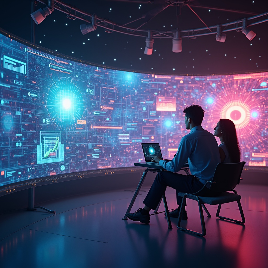revolutionizing - Interactive AI video campaign incorporating user-generated content, featuring real-time data integration an