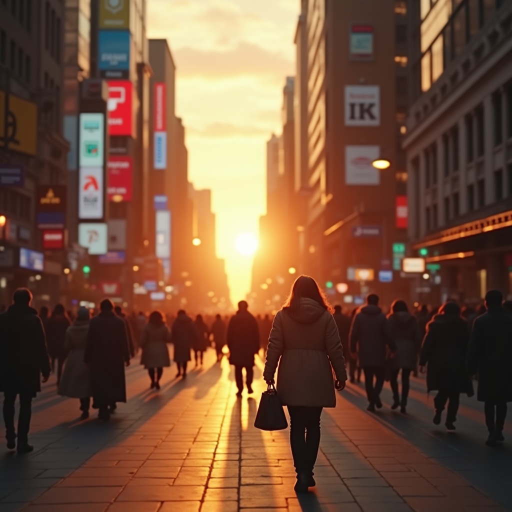 revolutionizing - a dynamic closing scene of a brand story video created using AI, featuring cinematic quality, a diverse cas