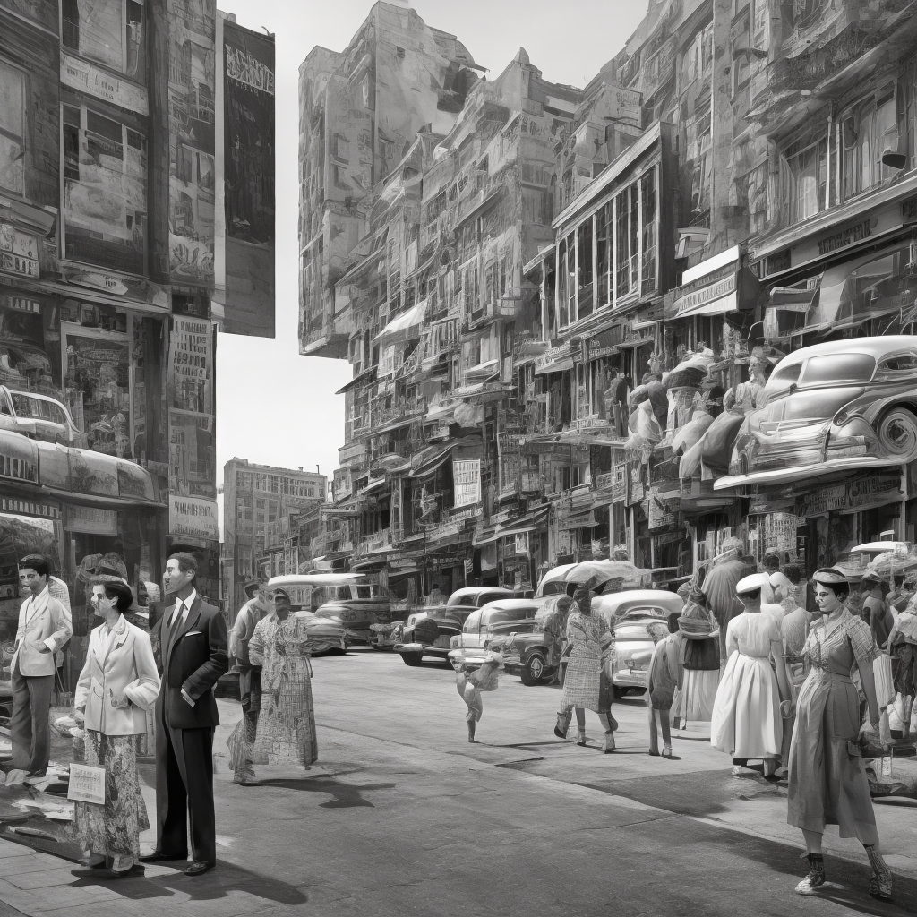 unlocking - A classic brand's revitalization campaign, showing a split-screen of black-and-white vintage scenes transforming