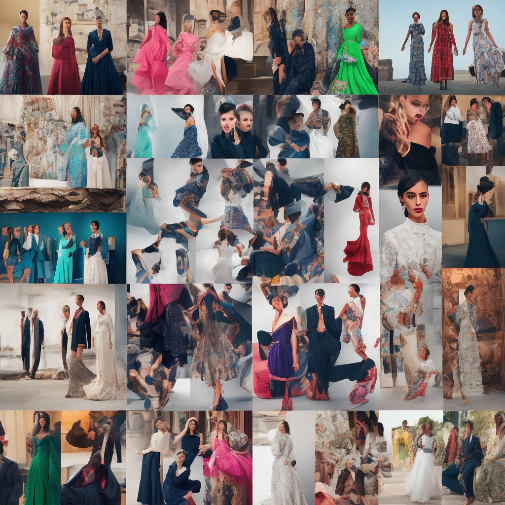 unlocking - a collection of screens showing the same brand video optimized for different social media platforms, vibrant visu