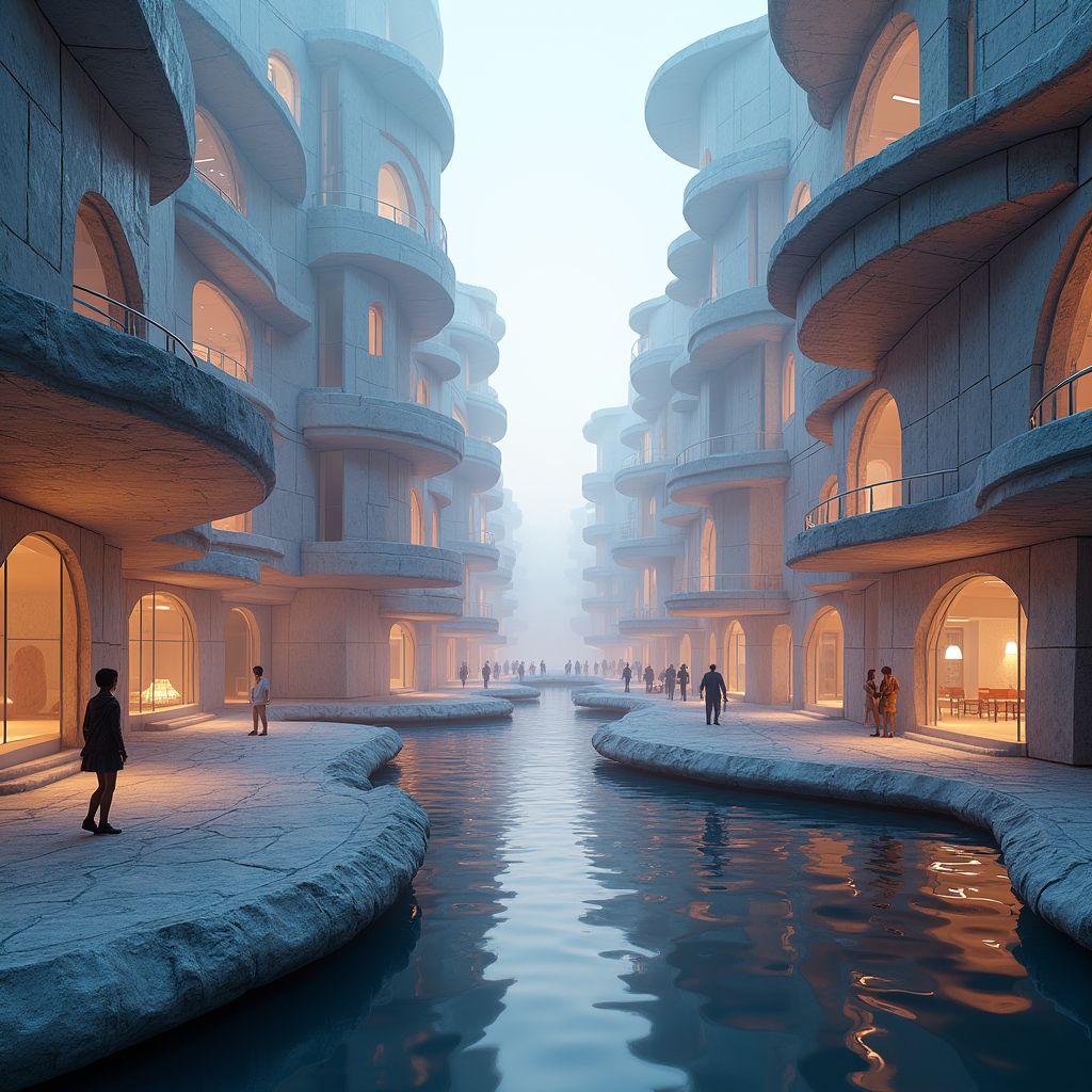 revolutionizing - An AI-generated scene showing a surreal cityscape with floating elements, hyper-realistic textures, and amb