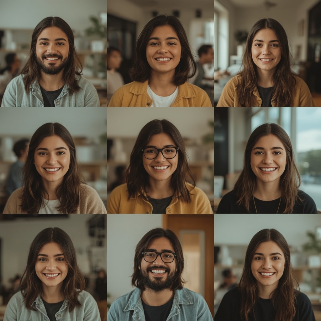 revolutionizing - Emotional storytelling through AI video generation, showing a sequence of personalized video clips tailored