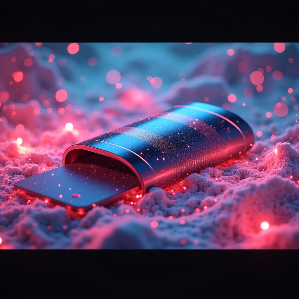 revolutionizing - A high-tech product launch video featuring AI-generated visuals blending seamlessly with real footage, high