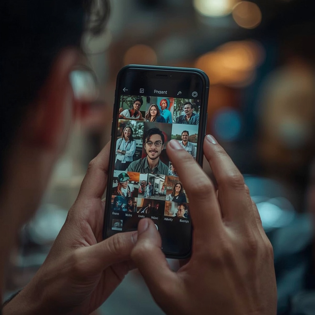 revolutionizing - a personalized video feed on a smartphone, showing diverse content tailored to individual preferences, vibr
